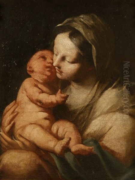 The Madonna And Child Oil Painting by Jacopo Amigoni