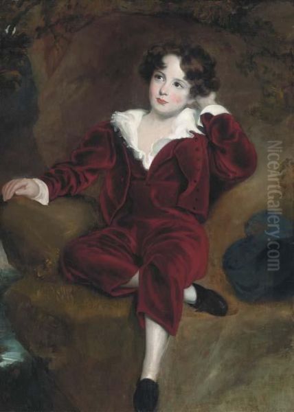 Master Lambton 'the Red Boy' Oil Painting by Sir Thomas Lawrence