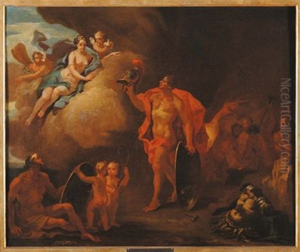 Scena Mitologica Oil Painting by Jacopo Amigoni