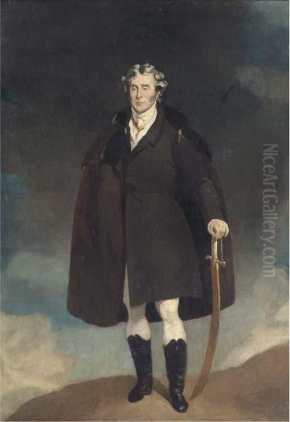 Arthur Wellesley Oil Painting by Sir Thomas Lawrence