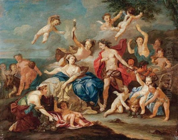 Venus Und Adonis Oil Painting by Jacopo Amigoni