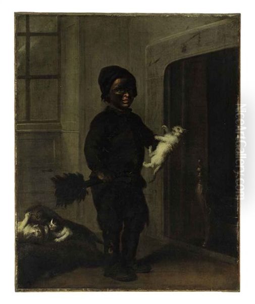 The Chimney-sweeper's Boy Oil Painting by Jacopo Amigoni