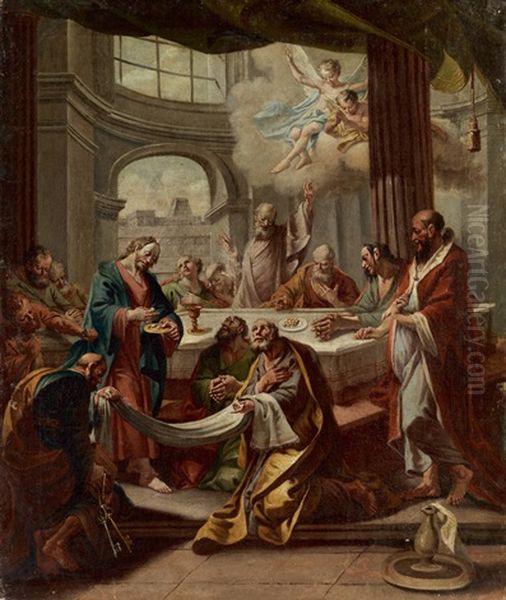 Gastmahl Bei Simon Oil Painting by Jacopo Amigoni