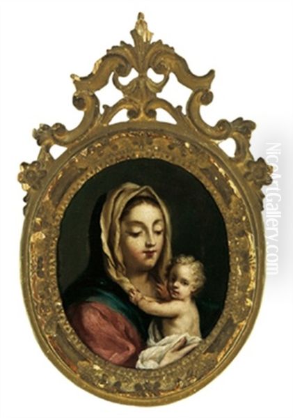 Madonna Con Il Bambino Oil Painting by Jacopo Amigoni