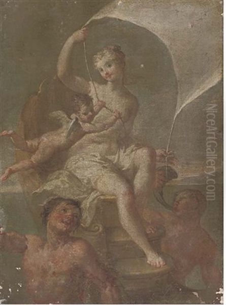 Galatea Oil Painting by Jacopo Amigoni