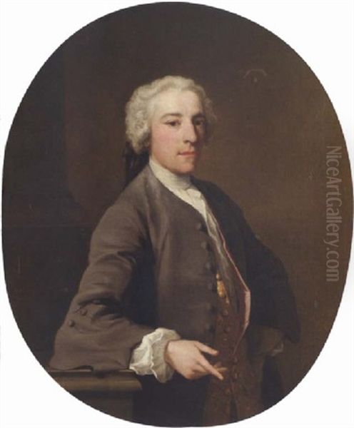 Portrait Of William Bateman,1st Viscount Bateman Of Shobdon by Jacopo Amigoni