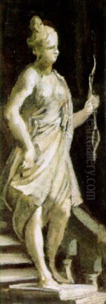 Diana Oil Painting by Jacopo Amigoni