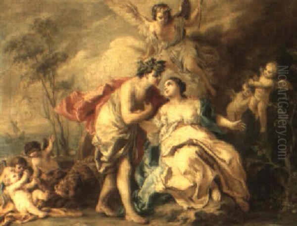 Bacchus And Ariadne by Jacopo Amigoni