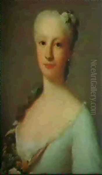 Portrait Of A Lady Oil Painting by Jacopo Amigoni