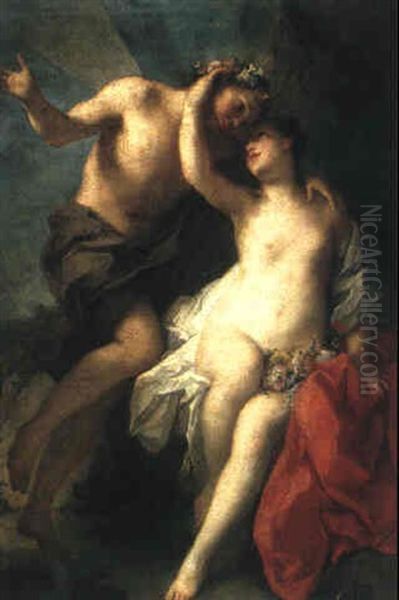 Amor Und Psyche Oil Painting by Jacopo Amigoni