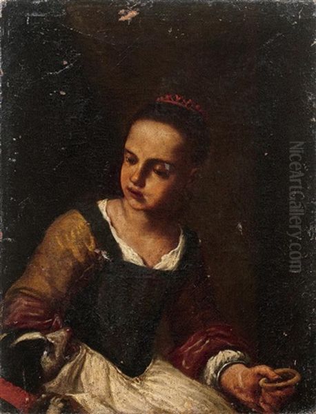 La Gimblette Oil Painting by Antonio Mercurio Amorosi