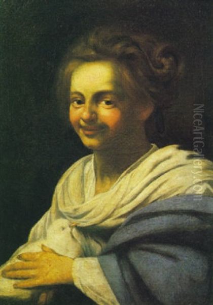 Giovane Con Colomba by Antonio Mercurio Amorosi