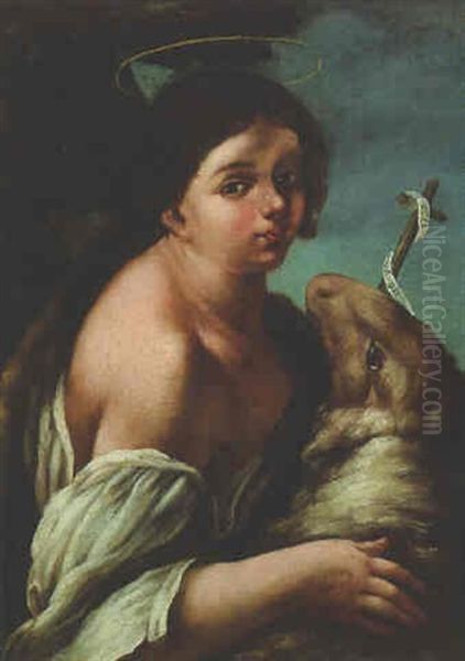 Saint John The Baptist Oil Painting by Antonio Mercurio Amorosi