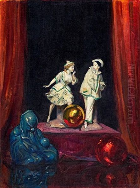 Comedy Oil Painting by John Henry Amshewitz