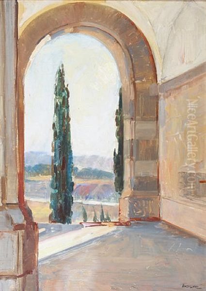 View From The Union Buildings, Pretoria Oil Painting by John Henry Amshewitz