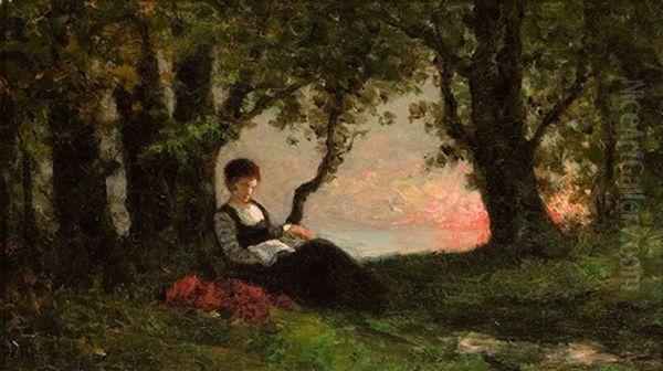 Summer Repose Oil Painting by Auguste Paul Charles Anastasi