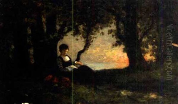 Summer Repose Oil Painting by Auguste Paul Charles Anastasi