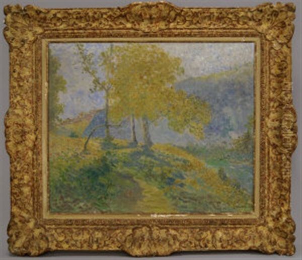 Paysage Avec Une L'arbre by Emile Ancelet