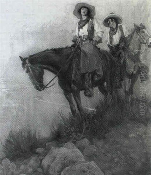 The Rancher's Daughter Oil Painting by Frederic A. Anderson