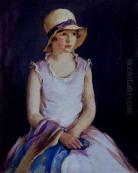 Sixteen Oil Painting by Ruth A. (Temple) Anderson