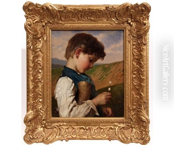 Little Boy Blue Come Blow  Your Horn Oil Painting by Sophie Anderson