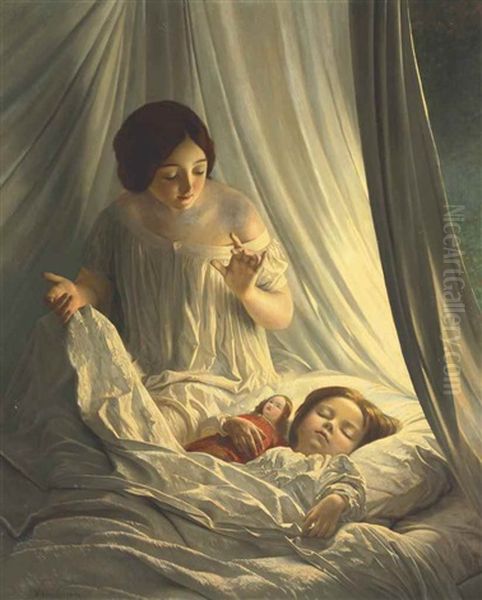 Sweet Dreams Oil Painting by Sophie Anderson