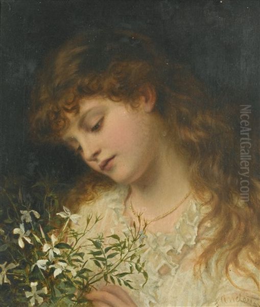 Jasmine Oil Painting by Sophie Anderson