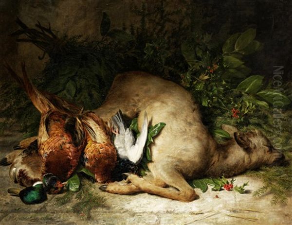 Still Life Oil Painting by Sophie Anderson