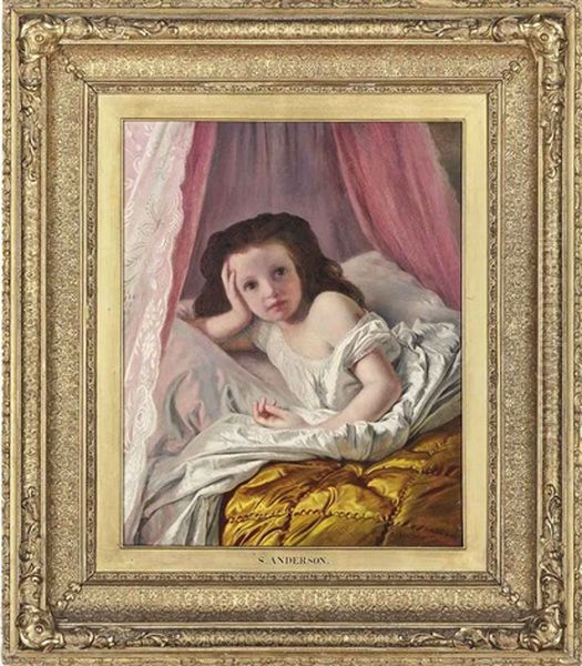 Rosy Morn' Oil Painting by Sophie Anderson