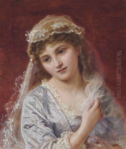 The Young Bride Oil Painting by Sophie Anderson