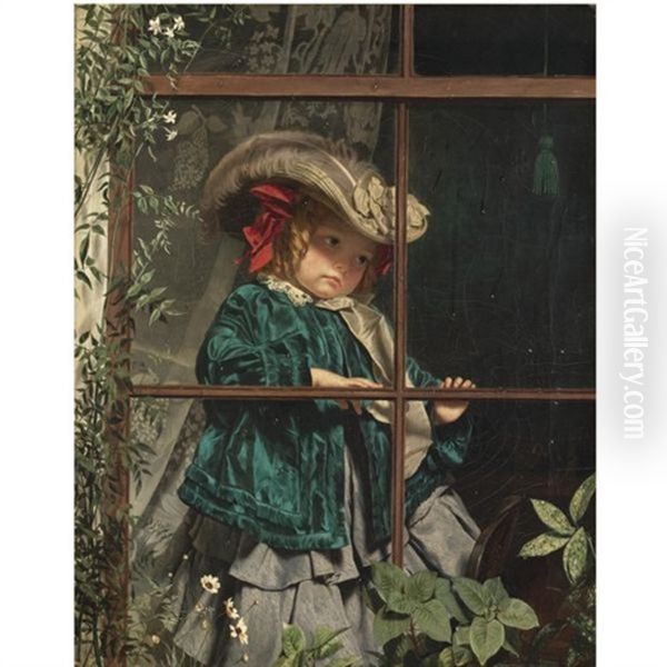 No Walk Today Oil Painting by Sophie Anderson