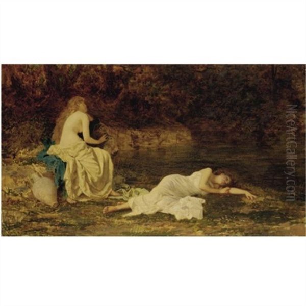 Dreaming Oil Painting by Sophie Anderson