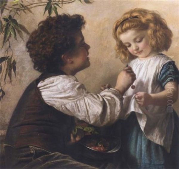 The Cheat Oil Painting by Sophie Anderson