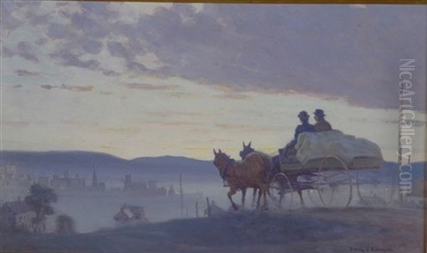 Early To Market Oil Painting by Victor Coleman Anderson