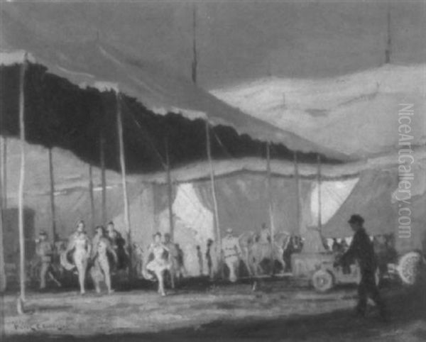 Circus Nights Oil Painting by Victor Coleman Anderson