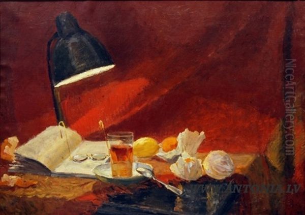 Still Life Oil Painting by Voldemar Anderson