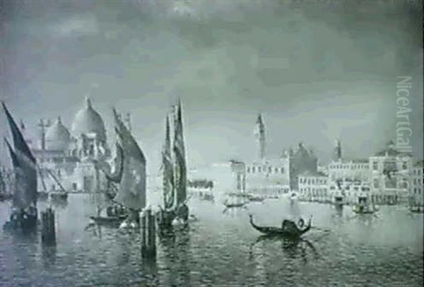 Grand Canal, Venice Oil Painting by W. Livingston Anderson