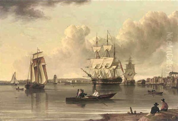 Off Greenwich Oil Painting by William Anderson