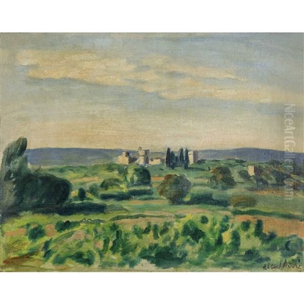 Vue De Saint-laurent Oil Painting by Albert Andre