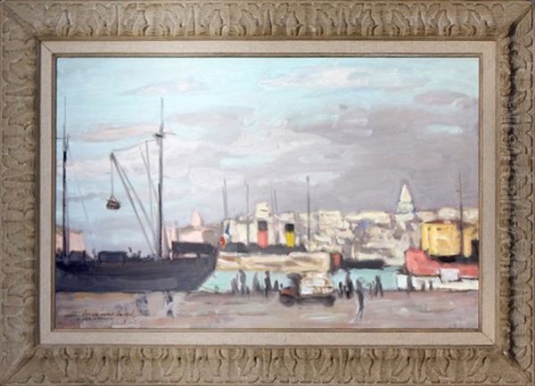 Marseille Oil Painting by Albert Andre