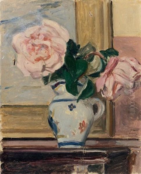 Roses Dans Un Pichet Oil Painting by Albert Andre