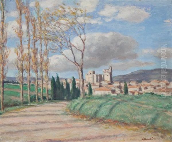 Saint Laurent Du Var Oil Painting by Albert Andre