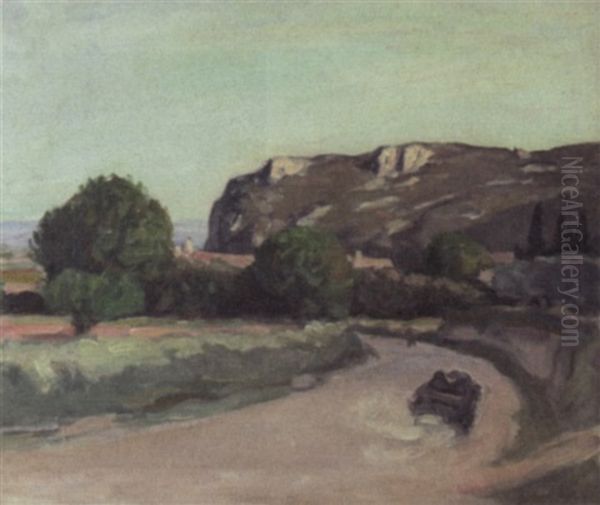 Paysage Provencal Oil Painting by Albert Andre