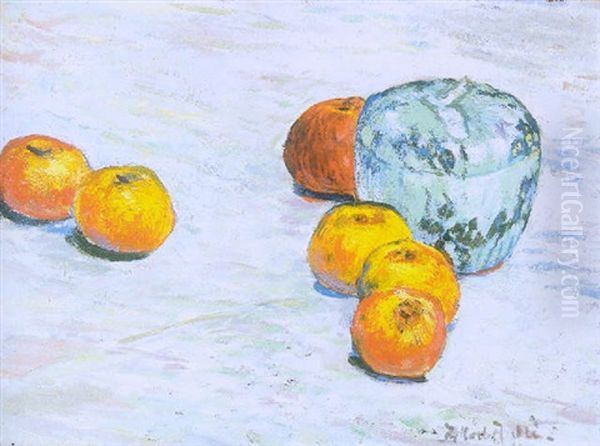 Pommes Oil Painting by Albert Andre