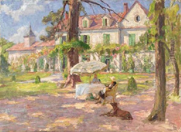 Le Petit Chateau De Chazelles Oil Painting by Albert Andre