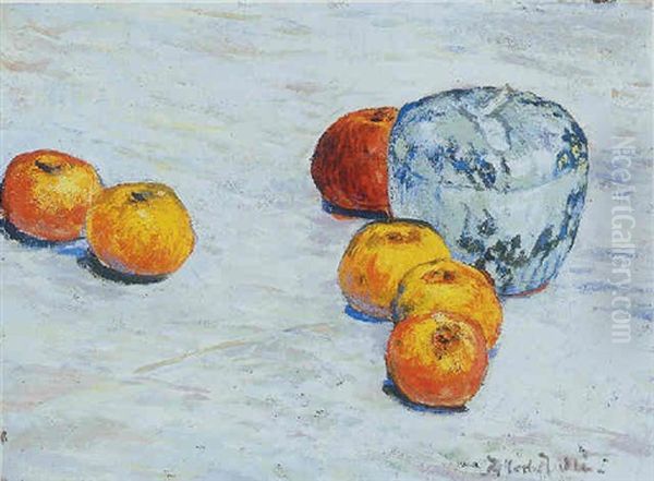 Pommes Oil Painting by Albert Andre