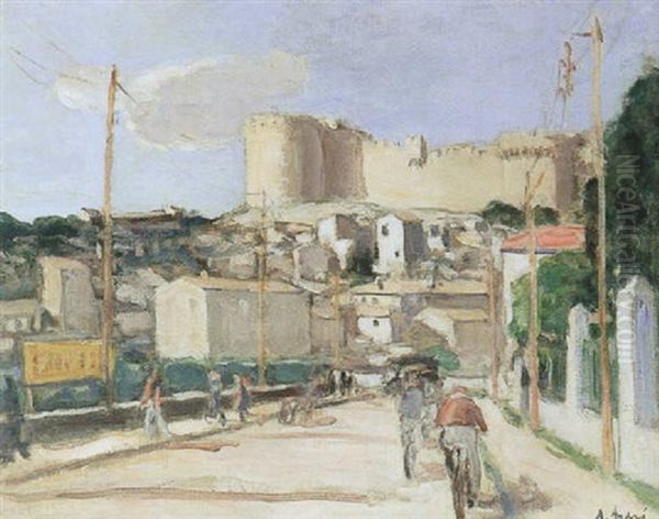 Villeneuve-les-avignon Oil Painting by Albert Andre