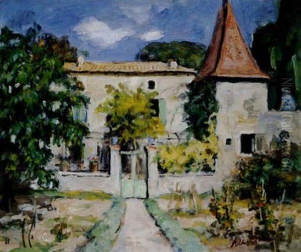 Roquemaure Oil Painting by Albert Andre