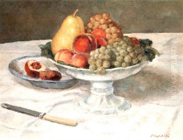 Nature Morte Aux Fruits Oil Painting by Albert Andre