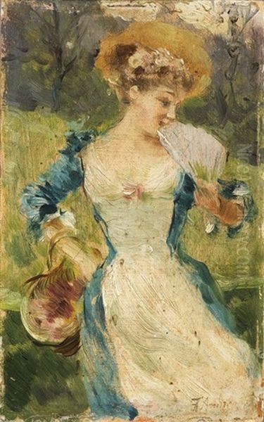 Dama In Giardino by Federico Andreotti